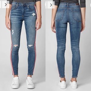 Blank NYC Jersey Girls Stripe Jean Pant